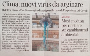 Corriere del Trentino prima pagina 2025